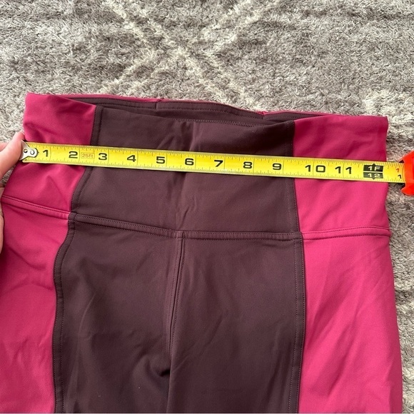 Lululemon Wake & Train 22” Crop Tight Black Satin Star Ruby - Picture 12 of 12